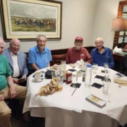 from the lower left, Mike Harringon U of P ’64 Wh Gr 70, Jesse Cantrill WhGr’63, Barry Gordon WhGr’57, Robert Swartz Wh Gr 67, John Majane WhGr’58, , Kersey Dastur WhGr’71